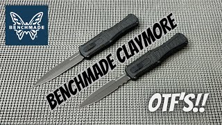 UNBOXING  BENCHMADE CLAYMORE OTF 3370GY amp 3370SGY [upl. by Nariko]