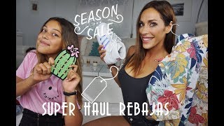 SUPER HAUL REBAJAS CON MI HIJA DANI  ZARA STRADIVARIUS BERSHKA PULL AND BEAR ADIDAS NIKE [upl. by Dolores]