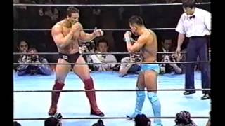 Ken Shamrock vs Kazuo Takahashi  Pancrase Truth 1 [upl. by Godrich190]