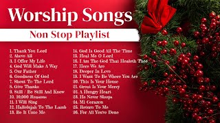 Worship Songs for Christmas 🎄 2023 Non Stop Playlist [upl. by Gaynor669]