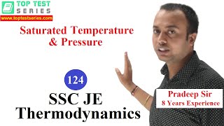 Saturated Temperature and Pressure Vapour in Hindi Thermodynamics SSC JE Classes 124 Mechanical [upl. by Ahoufe]