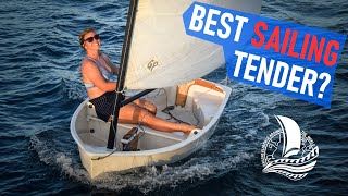 Our SAILING dinghy tender splits in two  The best dinghy for cruising – Ep83 [upl. by Neel683]