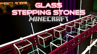 Squid Game but its Minecraft Glass Bridge  Working Glass Stepping Stones Game  No Mods Addons [upl. by Lefty]