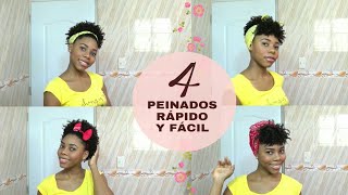 PEINADO PARA PELO CORTO  peinado con pañoleta Afromery 🌸 [upl. by Adnyleb]