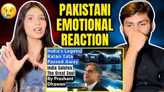 RATAN TATA PASSED AWAY  INDIA’S LEGEND RATAN TATA DEATH  PAKISTANI TRIBUTE FOR SIR RATAN TATA [upl. by Adnofal]