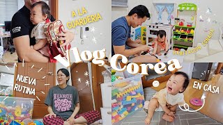 Vlog 🇰🇷  Cómo son las GUARDERÍAS en Corea  DECORANDO la habitación para mi bebé de 12 MESES 👶🏻✨🩷 [upl. by Anuat]