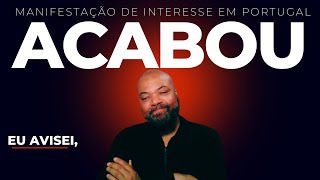 MANIFESTAÃ‡ÃƒO DE INTERRESE ACABOU E NÃƒO TEM MAIS VOLTA NÃƒO ACREDITEM NISSO BRASILEIROS ACABOU [upl. by Grati479]