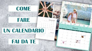 Come fare un calendario fai da te con Foto Festività e tanto altro [upl. by Nosyk105]