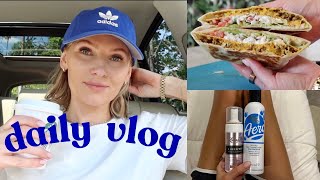 vlog faith chats homemade crunchwrap  tiktok self tanner tip [upl. by Elgna]