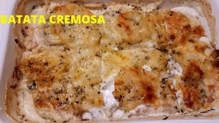 Como fazer Batata🥔 cremosa assada uma Delicia [upl. by Marion]