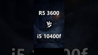 Ryzen 5 3600 vs i5 10400f Test in Games [upl. by Ballard]