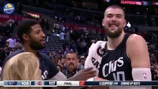 Ivica Zubac talks after he has 20Reb 15Pts Help Clippers beat Memphis 117106 [upl. by Reider737]