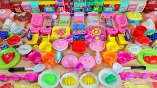 Toy Cooking Game  Kitchen Set Toy  Toys Unboxing miniature kitchen  Toy world with Hafsas Fun [upl. by Rehpotsyrk]