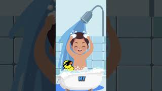 Bath Song for Kids  Bath Time Fun shorts cocomelon nurseryrhymes [upl. by Elatnahs293]