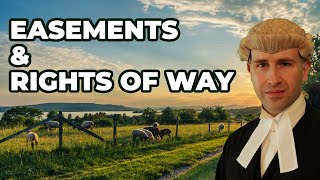 EASEMENTS AND RIGHTS OF WAY OVER LAND  BlackBeltBarrister [upl. by Gilchrist]