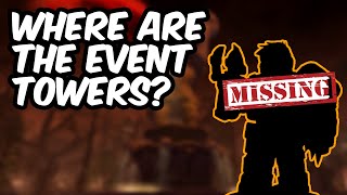 WHERE ARE THE EVENT TOWERS  TDS [upl. by Enaxor]