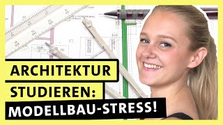 Architektur studieren Stress mit dem Modellbau  alpha Uni [upl. by Oranneg]