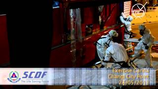 SCDF Exercise CARINA Chemical Agent Release  Changi City Point 24 May 2012wmv [upl. by Jocelyn]