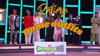 Rating outfits of last Dome session of SPLITSVILLA X5Best dressedDome session splitsvillax5 mtv [upl. by Fahland]