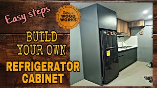 HOW TO BUILD REFRIGERATOR CABINETADDITIONAL PROJECTPAANO GUMAWA NG REFRIGERATOR CABINET [upl. by Lazor]