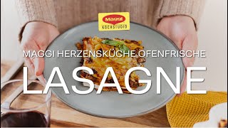 Maggi Herzensküche ofenfrische Lasagne [upl. by Idhem]