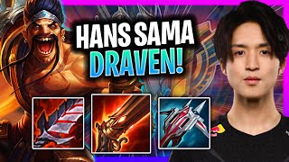 HANS SAMA PLAYING HIS ICONIC DRAVEN  G2 Hans Sama Plays Draven ADC vs Ashe Season 2024 [upl. by Trubow]