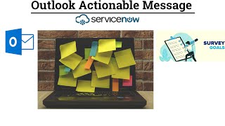 Day 19Outlook actionable messages  ServiceNow  Embed ServiceNow Surveys in Outlook  Survey [upl. by Ancell752]