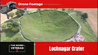 Lochnagar Crater Drone Footage An Aerial View  WW1 Location Visit  The Bored Veteran [upl. by Anaugahs]