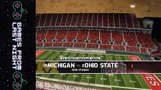 Michigan vs Ohio State  2024 Season  EA Sports NCAA Football 14 Exhibition Game [upl. by Nylecaj]