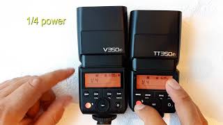 Godox TT350 vs V350 [upl. by Kiona27]