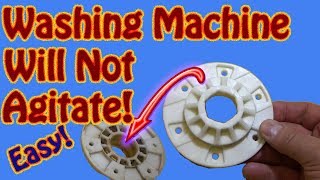 How to Repair a Maytag Bravos Washing Machine That Does Not Agitate Properly  Drum Hub Replacement [upl. by Eilime]