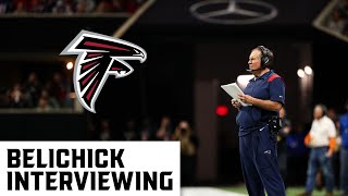 Seeing Bill Belichick Interview For The Falcons Is Definitely Weird [upl. by Lerrud526]