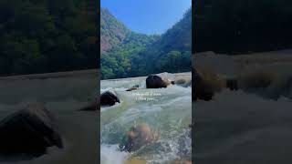 Moment 🤌🏻🌊 ytshorts rishikesh views waterfall explore dvlog [upl. by Conlen]