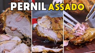 Como Fazer Pernil Assado no Forno  Tv Churrasco [upl. by Haisej637]