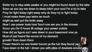 Eminem  Stay Wide Awake lyrics HD [upl. by Nilrak]