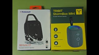 Tronsmart Mirtune H1 vs Tribit Stormbox Mini TWS Showdown [upl. by Nevai]