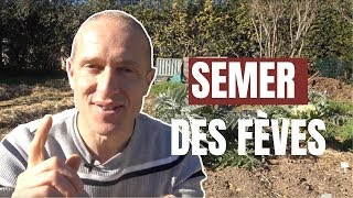 Tuto jardin  Comment semer des fèves [upl. by Carla694]