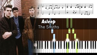 The Smiths  Asleep  Accurate Piano Tutorial with Sheet Music [upl. by Roon465]