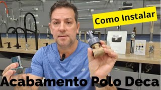 Como Instalar acabamento polo em registro de gaveta deca deca tutorial diy [upl. by Sal]