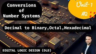 Convert Decimal to Any Other BaseBinary Octal Hex etc  Digital logic Design  Number system [upl. by Corydon]