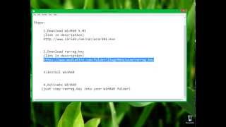 WinRAR 501 serial all versions [upl. by Rundgren524]