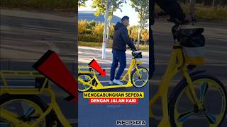 Sepeda ini Dikendarai Dengan Berjalan Kaki  INFOPEDIA [upl. by Bendicty295]