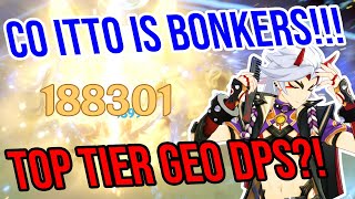 C0 Arataki Itto is BONKERS 4★ Weapon Showcase Genshin Impact [upl. by Sherurd136]