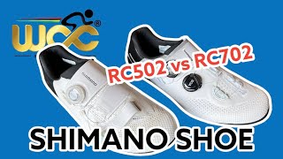 KASUT ROAD BIKE SHIMANO RC502 DAN RC702 [upl. by Glenda205]