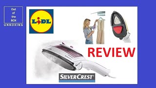 SilverCrest Steam Brush SDRB 1000 B1 REVIEW TEST Lidl 70ml 1000W [upl. by Aryhs]