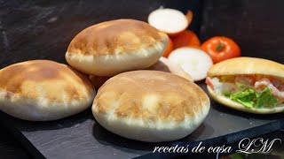 PAN DE PITA CON TODOS LOS PASOS Y TRUCOS PARA QUE SIEMPRE TE SALGA UN PAN DE PITA PERFECTO [upl. by Aubreir]