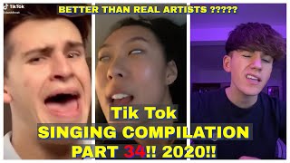 TikTok SINGING Compilation V34  BETTER THAN REAL ARTISTS  2020🎤😮😮😯  tik tok Memes [upl. by Allecram]