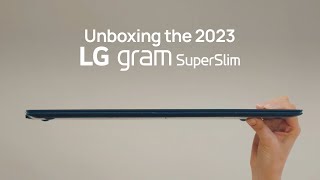 2023 LG gram SuperSlim  Official Unboxing  LG [upl. by Mitchael]