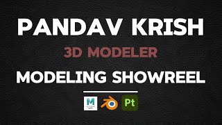 3D Modeling Showreel [upl. by Kingsbury171]