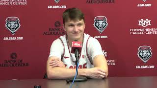 Postgame Presser vs Grambling State  Braden Appelhans 112124 [upl. by Orva]